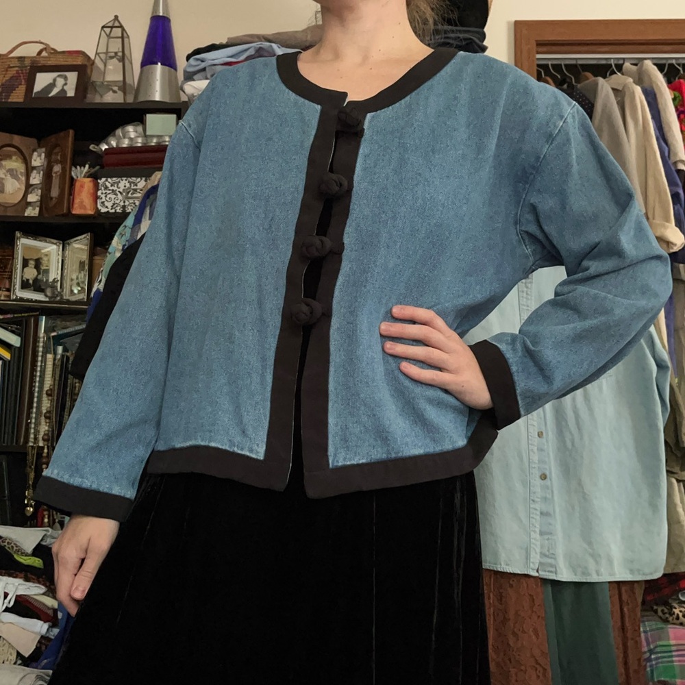 90s Lightweight Denim Jacket - image 7